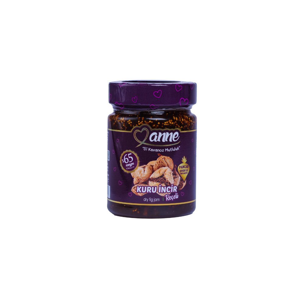 Kuru İncir Reçeli Cam Kavanoz 400 gr