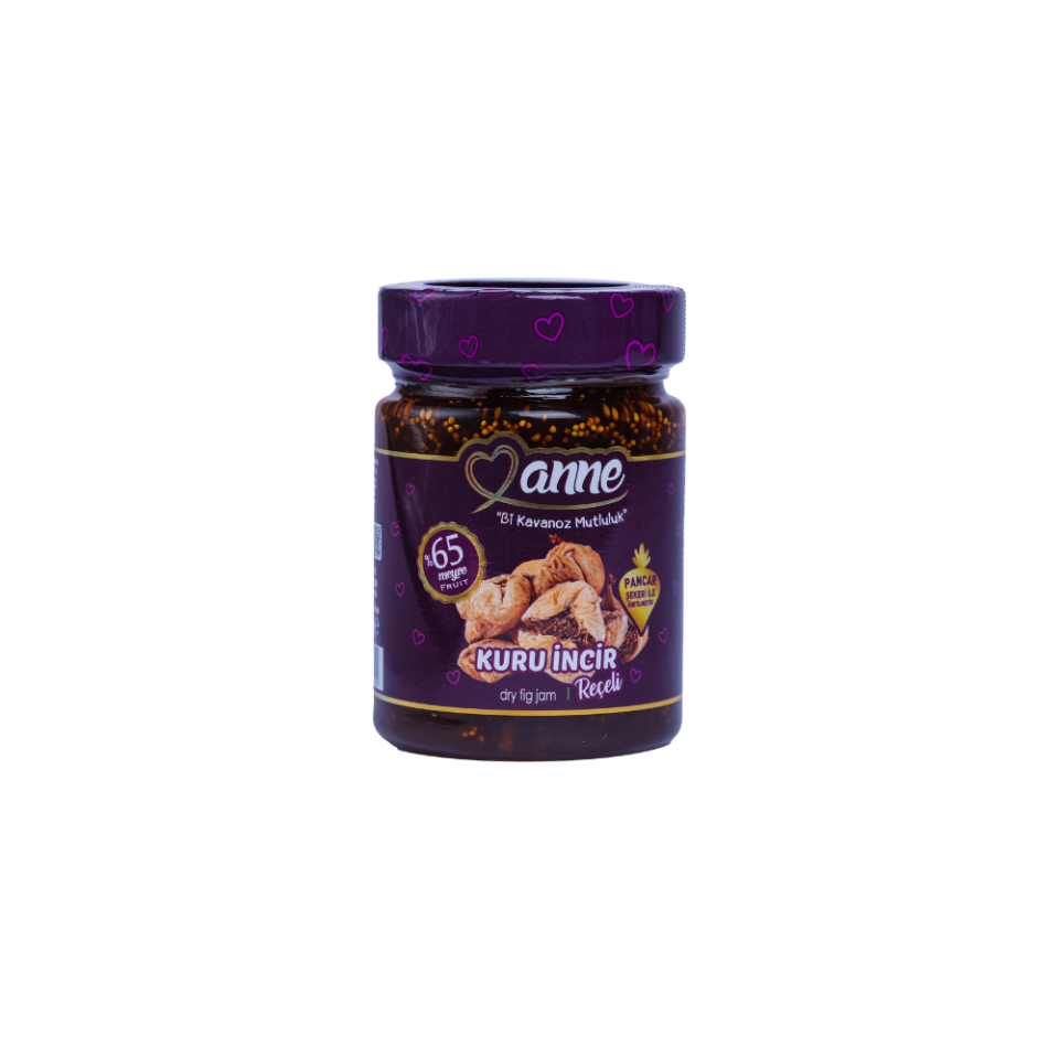 Kuru İncir Reçeli Cam Kavanoz 400 gr