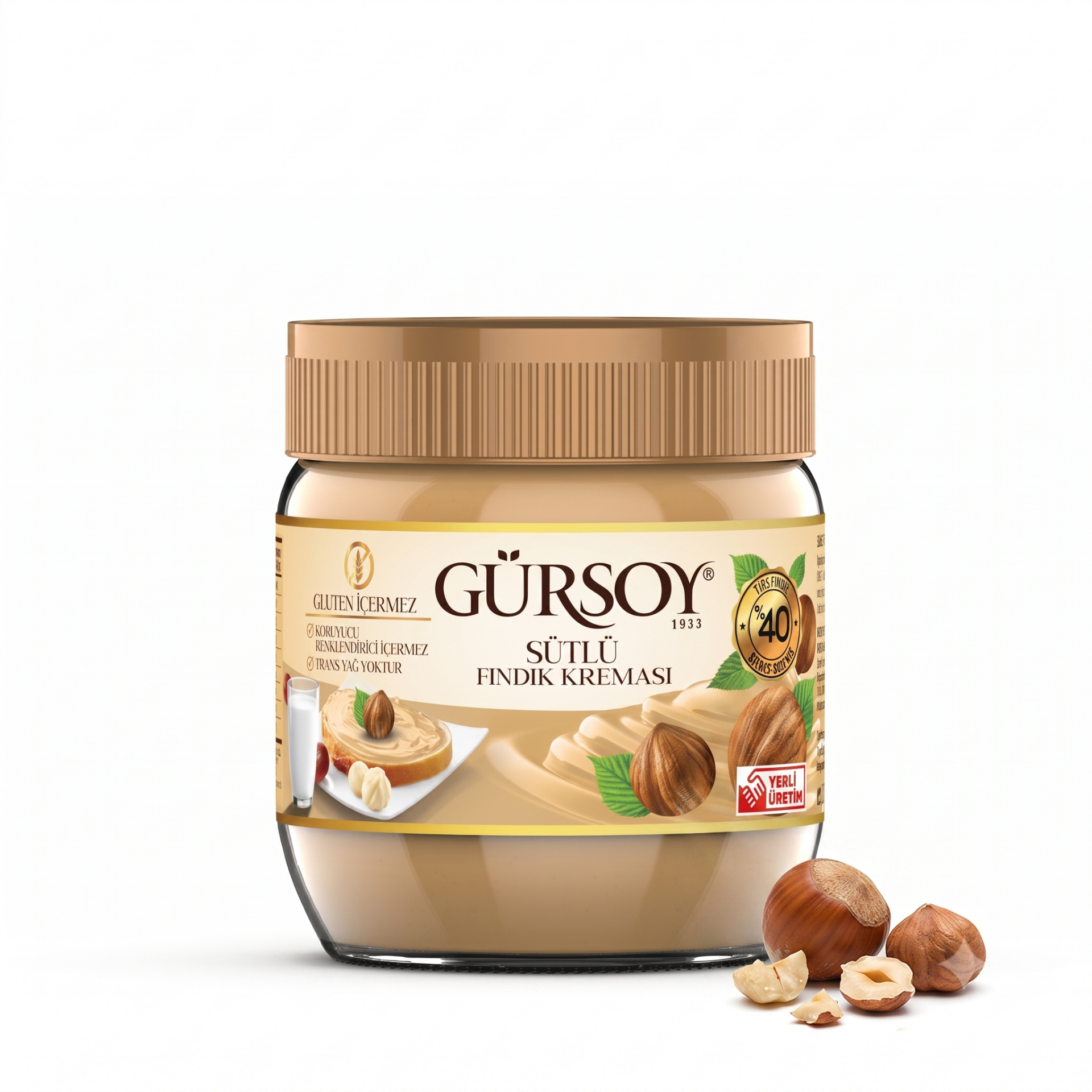 Sütlü Fındık Kreması %40 Fındık 400 gr