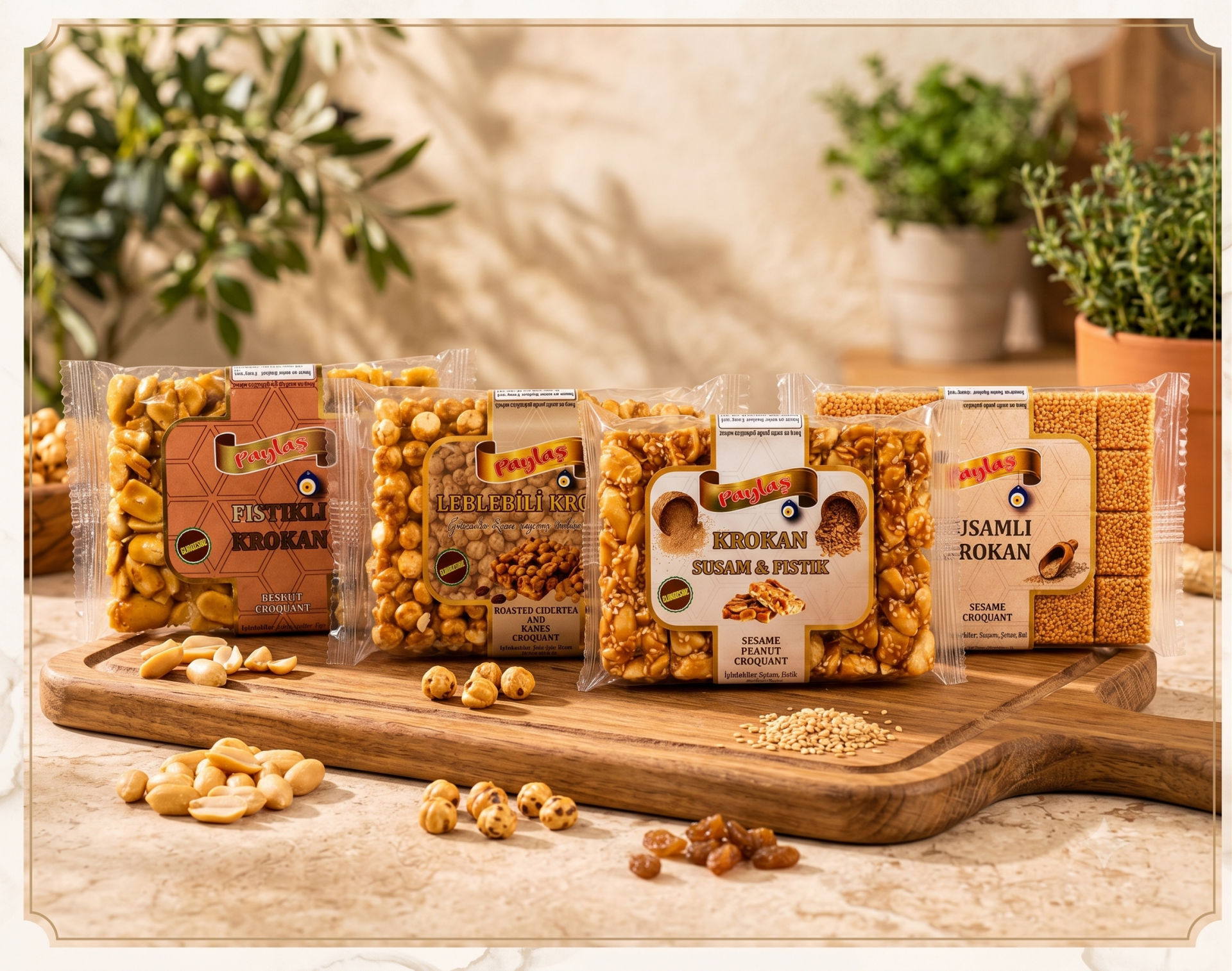 Atıştırmalık Krokan 4'lü Set