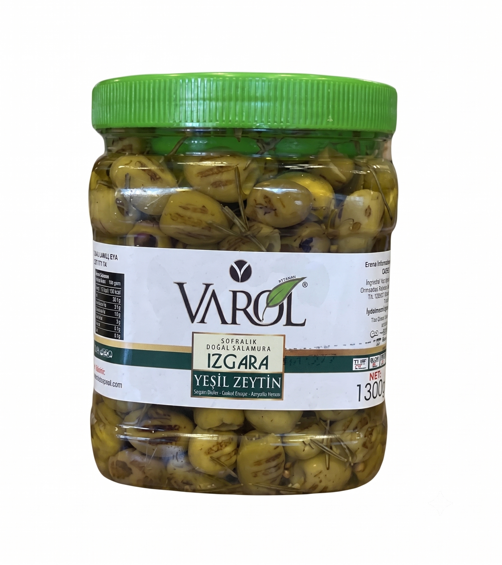 Izgara Yeşil Zeytin 1300 gr
