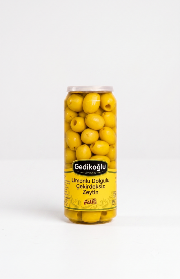 Limon Dolgulu Çekirdeksiz Yeşil Zeytin Aç Bitir Pratik
