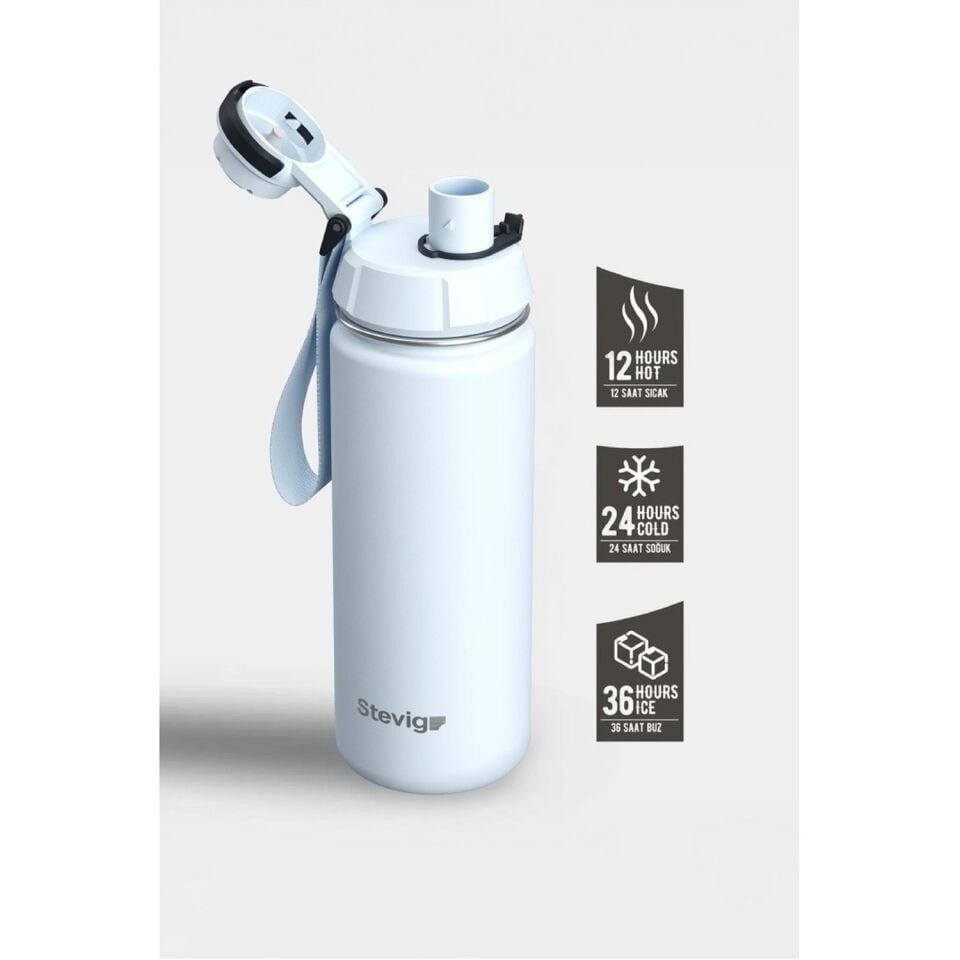 Stevıg 1 Hand Leak-Prof Sızdırmaz Çelik Termos 500 ML Ice Melt ST-223